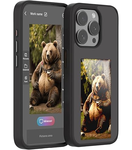 Amazon.co.jp: Techez E-Inkスマホケース 3.97インチ 4色大画面