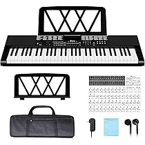 Amazon | RHYMO 電子ピアノ 61鍵 初心者向け 電子ピアノ 子供用