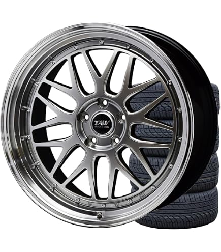 Amazon | 20インチアルミホイールタイヤセット Leowing FM9 ゴールド