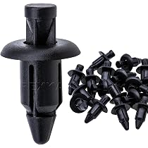 30 Viti Plastica Per H-onda - Clip Carenatura, Nero, ABS - 90683-GR1-003 Compatibili - Foto 4