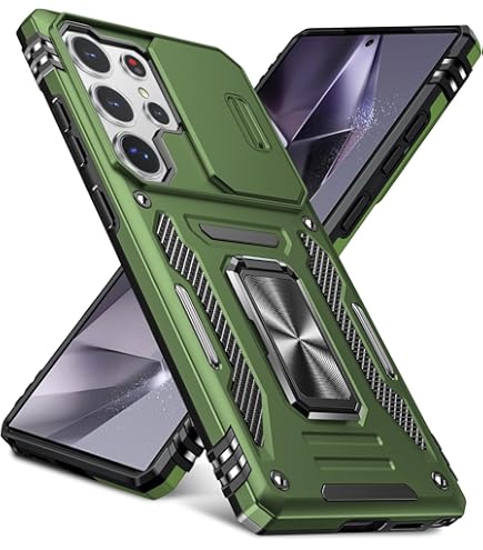 Amazon.co.jp: Galaxy S25 Ultra 用 ケース リング付き 衝撃吸収 耐