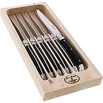 ラギオール　ステーキナイフ　6本 Amazon.co.jp: Laguiole ステーキナイフ6本セット ABS製