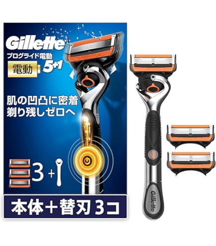 Amazon.co.jp: ジレット フュージョン 電動タイプ カミソリ 本体 1コ