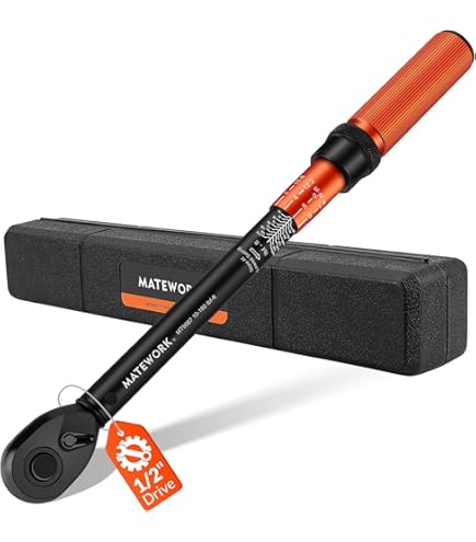SUZUME 46PCS Bike Torque Wrench Set (20-220 In.lb/2.3-24.9 N.m) ±3% High Accuracy 72 Tooth Click Torque Wrench Set Reversible Head Dual-Scales 1/4