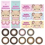 さくら ベイビーモテコン ワンデー カラコン 1day 1箱10枚入り DIA15mm 度なし ベイビーベイビー ±0.00