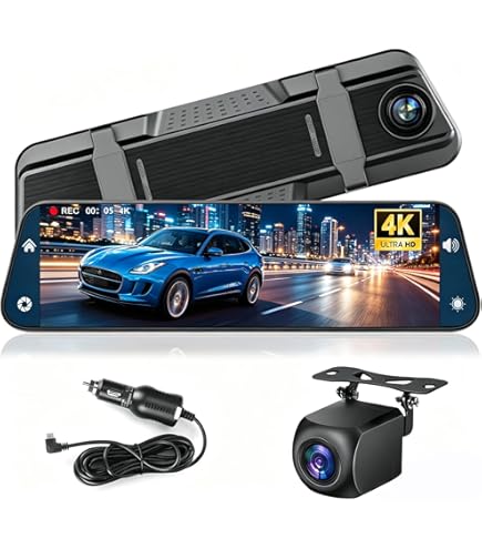 Amazon.co.jp: ドライブレコーダー ミラー型 4K高画质 【2025革新型&12