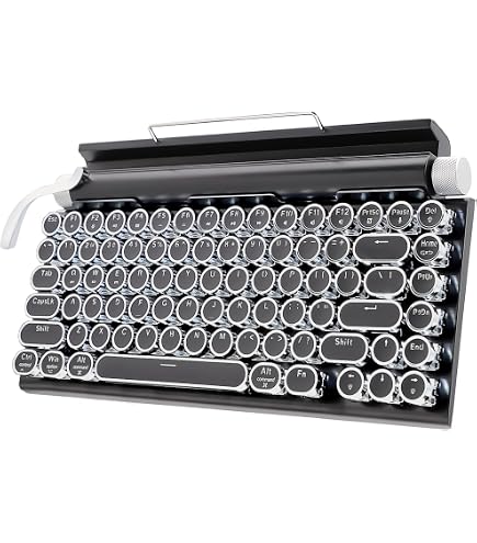 Amazon.co.jp: アイアス タイプライター風レトロキーボードPENNA RED