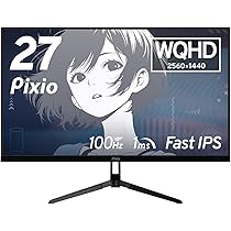 Pixio 27インチ WQHD ゲーミングモニター PX276h PX27UWAVE_back_1200x.png?v=