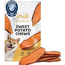 aiai　犬のおやつ 　5点セ Amazon | iPaw 犬のおやつ ヒューマングレードさつまいもスライス