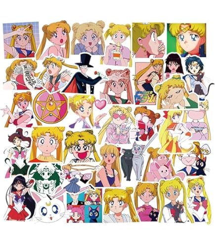 Amazon.co.jp: 50枚 美少女戦士セーラームーンステッカーセット