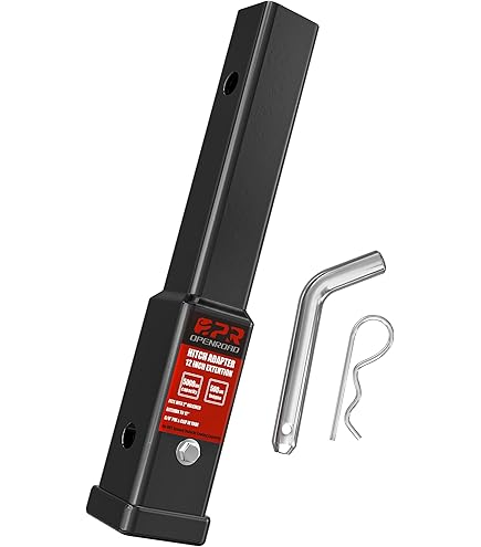 Prolunga Per Gancio Traino Da 7 Pollici (17,8 Cm) - Adatto A Ricevitore Da 2 Pollici, Capacità 1587 Kg, Include Spinotto E Clip - 2