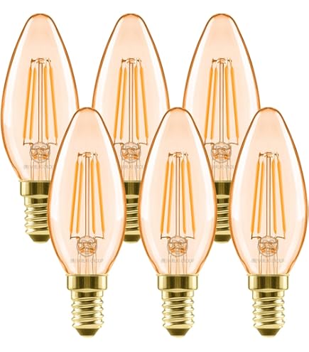 Amazon | E12 LED電球、E12口金、400lm、4Wはハロゲン電球40W相当、可