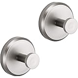 HOME SO Robe Hooks Brushed Nickel 2pk