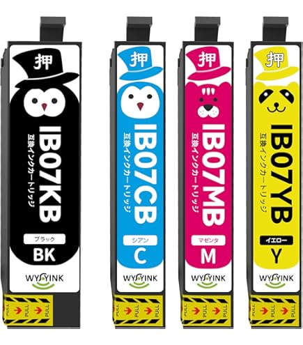 Amazon.co.jp: エプソン用 IB07 IB07CL4B 互換 インク