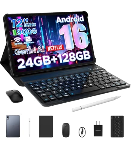 Android 15 タブレット キーボード付き 12インチWiFi Amazon.co.jp: 12