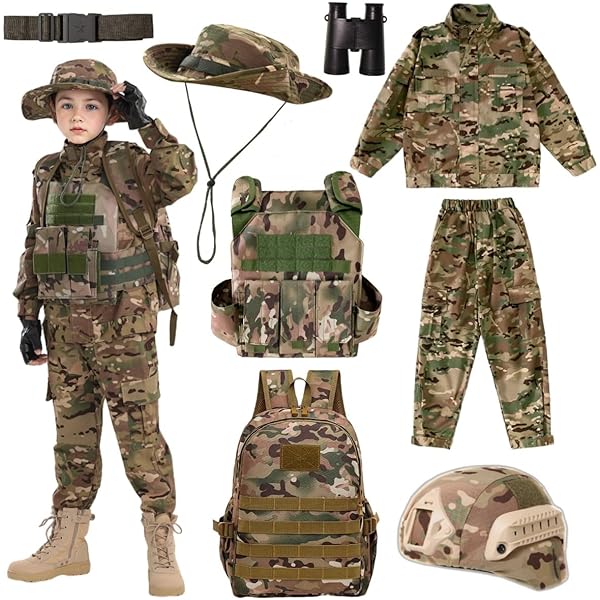 Amazon.co.jp: [Broptical] 自衛隊迷彩Ⅲ型 JF.キッズ用陸自迷彩服上下