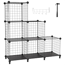 ★連結式　ワイヤー製　収納キューブ　収納棚　ラック Amazon Basic「3,000円で買える収納キューブ」が秀逸すぎ | ROOMIE