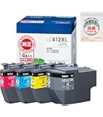 Amazon.co.jp: ブラザー工業 インクカートリッジ4色パックLC412-4PK