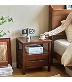 Amazon.co.jp: MU RONG サイドテーブル アメリカオークウッド ナイト