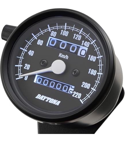DAYTONA ヴェローナ　80mm 多機能スピードメーター 楽天市場】44202 DAYTONA デイトナ VVELONA 電気式スピード