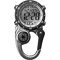 Dakota ダコタ LEDライト付き カラビナウォッチ ブラック×ブルー 並行輸入品 DAKOTA WATCH [ダコタ] Dakota LEDライト付き ミニクリップ