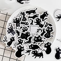 Amazon.co.jp: XUZOO かわいい ねこ コラージュシール