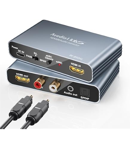 HDFury ARCANA eARC対応HDMI音声分離器・eARCアダプター
