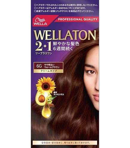 Amazon | Wella ウエラトーン 2+1 白髪染め 液状タイプ 6G やや明るい