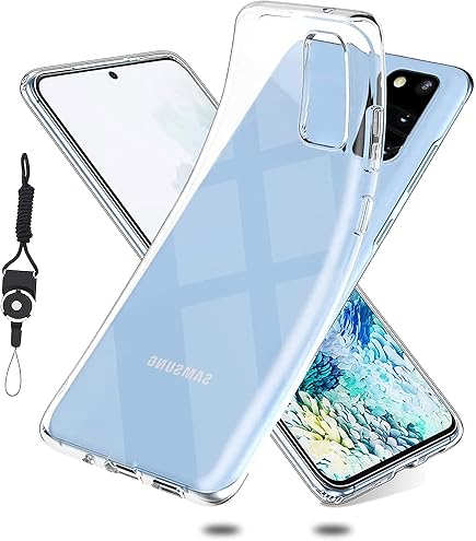 Amazon.co.jp: Galaxy S20 ケース クリア 透明 カバー ショルダー 掛縄