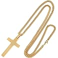 [リブアマイル] 【正規品】クロスネックレス メンズ ファッション 十字架 ペンダント (GOLD（金）)