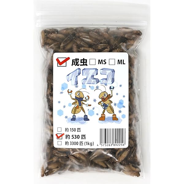 Amazon.co.jp: 【邑楽ファーム・クール便発送】冷凍イエコオロギ ML