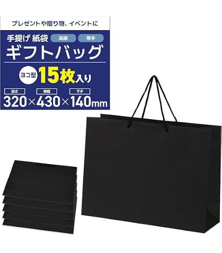Amazon | ザリッツカールトンホテルショッパー紙袋厚手リボン水色