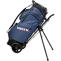 HELIX ゴルフバッグ TRAVEL SERIES 黒 HELIX】本革キャディバッグ～トラベラー限定仕様～