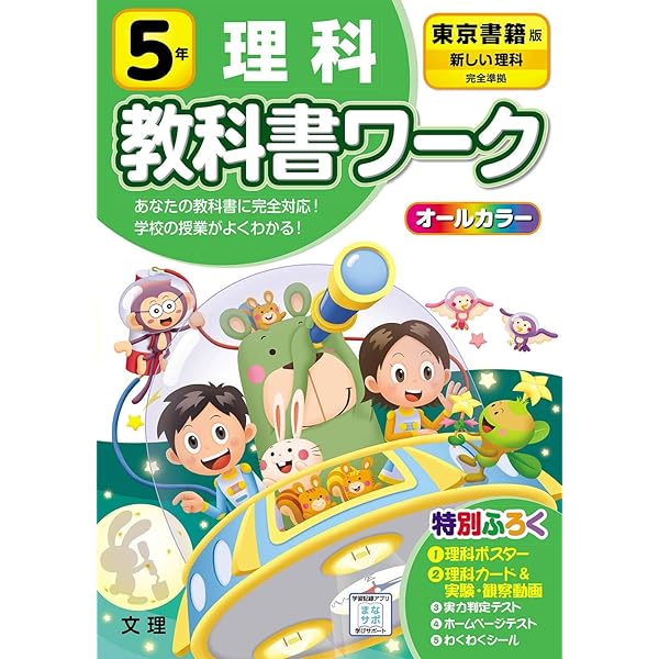 小学教科書ワーク 社会 5年 東京書籍版 (オールカラー,付録付き