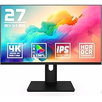 Amazon.co.jp: 4K モニター 27インチ ディスプレイ IPS パネル LED UHD