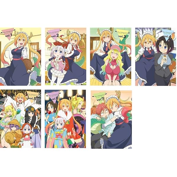 Amazon.co.jp: 【Blu-ray】小林さんちのメイドラゴンS 豪華版 全5巻 