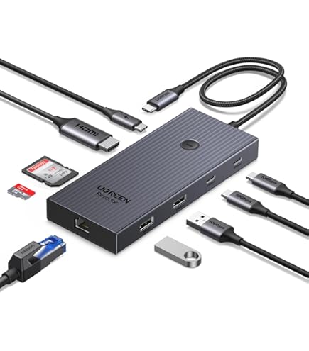 Amazon.co.jp: USB Cハブスタンド、7 in 1 USB Cマルチポート