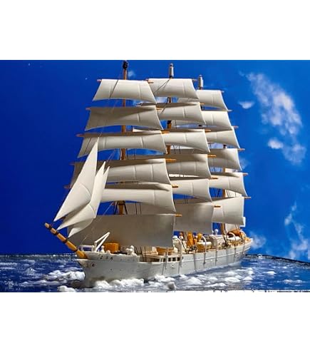Amazon | 青島文化教材社(AOSHIMA) 大型帆船 No.02 1/150 海王丸