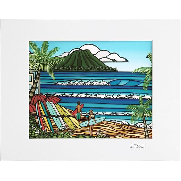 Amazon.co.jp: (ヘザーブラウン)HEATHER BROWN 絵画 ART PRINT Mサイズ