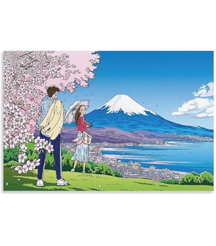 Amazon.co.jp: わたせせいぞう アートポスター（オフセット）「虹色の