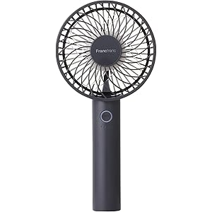 2020年NEWモデル Francfranc(フランフラン)公式 フレハンディファン 携帯扇風機 手持ち扇風機 卓上扇風機 USB充電式 5段階風量調整