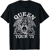 【公式】QUEEN バンドTシャツ クイーン ロゴプリントオフィシャルM グレー Amazon | Queen 公式ツアー75 紋章ロゴ Tシャツ | Tシャツ