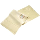【きもの屋 さらさ】正絹 お洒落 縫い取り ぼかし 帯揚げ 柄入り 流水花紋 全11色 ah-167 ４
