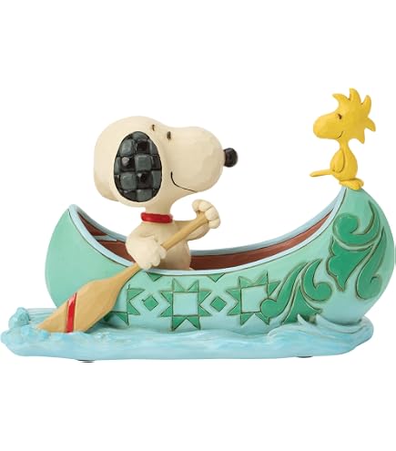 Amazon.co.jp: enesco Jim Shore スヌーピー&ウッドストック