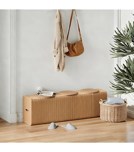Amazon｜VERILADY ロングスツール 折りたたみ ペーパーベンチ