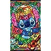 スティッチ ステンドグラス ディズニー - スティッチ ステンドグラス FVGA(480×800)壁紙 43497