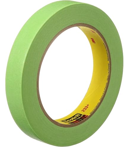3M Masking Tape, 343, 2.4 inches (60 mm) x 59.1 ft (18 m), 2 Rolls