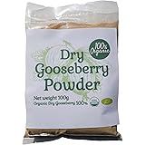 100%オーガニック グーズベリー(アムラ)パウダー/Gooseberry(Amla) Powder 100g オーガニックシャンプー トリートメント ビタミンC アーユルヴェーダ ヘアサロン 高濃度タンニン (100g（業務用簡易パック）)