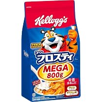 Amazon | ケロッグ コーンフロスティ MEGA 800g | ケロッグ | ガム 通販