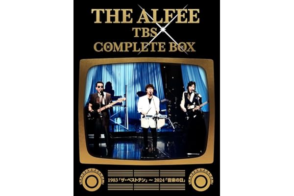 【Amazon.co.jp限定】THE ALFEE TBS COMPLETE BOX - 1983「ザ・ベストテン」～ 2024「音楽の日」 - (5枚組)(特典:ビジュアルシート付) [Blu-ray]